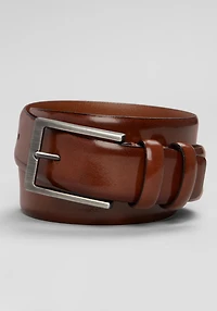 Men's Jos A. Bank Marbleized Leather Dress Belt at Jos. A. Bank, Cognac/Tan