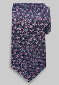 Men's Traveler Collection Floating Floral Tie at Jos. A. Bank, Pink,