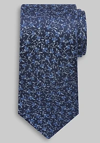 Men's Traveler Collection Floating Floral Tie at Jos. A. Bank, Blue,