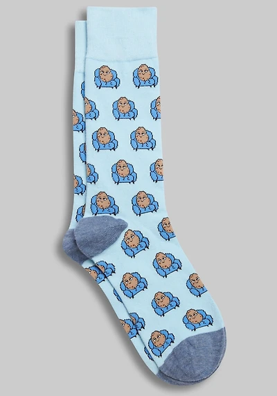Men's Jos. A. Bank Couch Potato Socks at Jos. A. Bank, Blue/Cerulean,