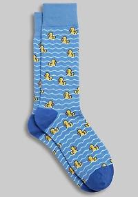 Men's Jos. A. Bank Rubber Duckie Socks at Jos. A. Bank, Blue/Marina,