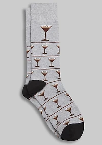 Men's Jos. A. Banks Espresso Martini Socks at Jos. A. Bank, Light Heather Grey,