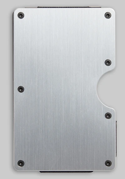 Men's Jos. A. Bank Brushed Aluminum Wallet at Jos. A. Bank, Metals/Silver,