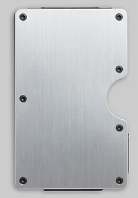 Men's Jos. A. Bank Brushed Aluminum Wallet at Jos. A. Bank, Metals/Silver,
