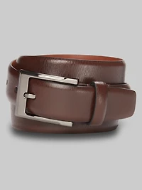 Men's Jos. A. Bank Burnished Edge Leather Belt at Jos. A. Bank, Brown