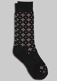 Men's Jos. A. Bank Geo Performance Socks at Jos. A. Bank, Black,