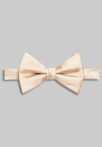 Men's Jos. A. Bank Solid Pre-Tied Bow Tie at Jos. A. Bank, Champagne/Tan,