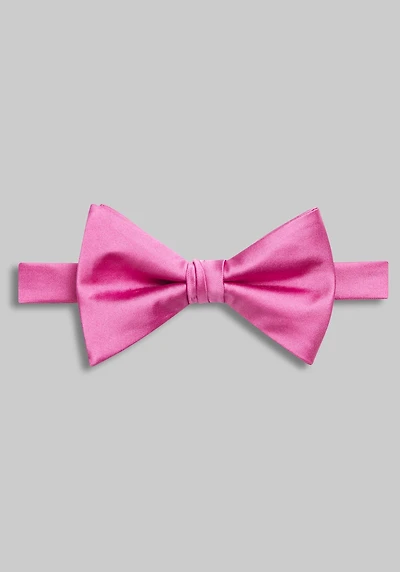 Men's Jos. A. Bank Solid Pre-Tied Bow Tie at Jos. A. Bank, Fuchsia/Pink