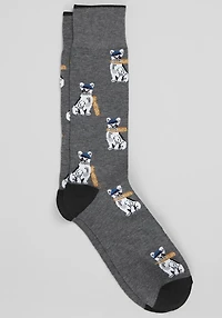 Men's Made to Matter French Baguette Socks at Jos. A. Bank, Dark Grey Heather,