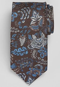 Men's Reserve Collection Tapestry Floral Tie at Jos. A. Bank, Brown/Blue,