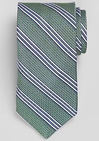 Men's Reserve Collection Textured Stripe Tie at Jos. A. Bank, Green,