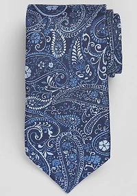 Men's Reserve Collection Botanical Paisley Tie at Jos. A. Bank, Navy/Blue,