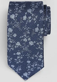 Men's Traveler® Collection Floral Tie at Jos. A. Bank, Navy/Blue,