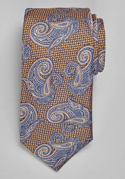 Men's Reserve Collection Paisley Tie at Jos. A. Bank, Gold,