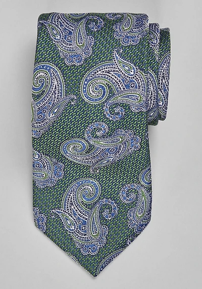 Men's Reserve Collection Paisley Tie at Jos. A. Bank, Green, 
