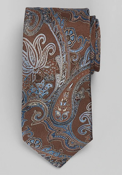 Men's Reserve Collection Dragon Paisley Tie at Jos. A. Bank, Brown, 