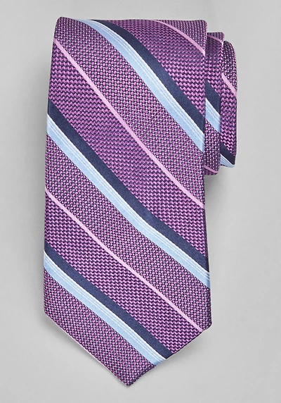 Men's Reserve Collection Stripe Tie at Jos. A. Bank, Purple, 