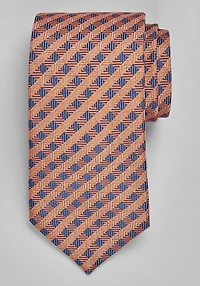 Men's Reserve Collection Twill Gingham Tie at Jos. A. Bank, Orange, 