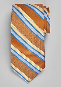 Men's Reserve Collection Stripe Tie at Jos. A. Bank, Gold/Blue, 