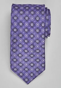 Men's TravelerÂ® Collection Medallion Tie at Jos. A. Bank, Purple, 