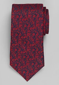 Men's Traveler & Reg; Collection Minimono Floral Tie at Jos. A. Bank, Navy/Red, 