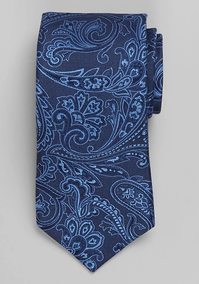 Men's TravelerÂ® Collection Piatti Paisley Tie at Jos. A. Bank, Blue/Navy, 