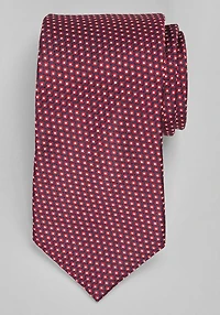Men's TravelerÂ® Collection Floating Squares Tie at Jos. A. Bank, Burgundy, 