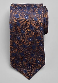 Men's Traveler® Collection Florascura Tie at Jos. A. Bank, Navy/Gold, 