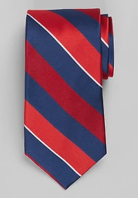 Men's Stripe Tie at Jos. A. Bank, Navy/Red, 