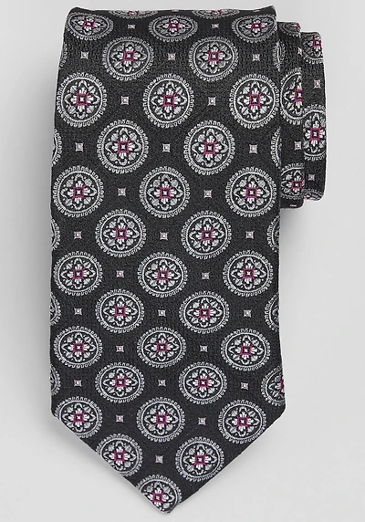 Men's Reserve Collection Medallion Grid Tie at Jos. A. Bank, Black,