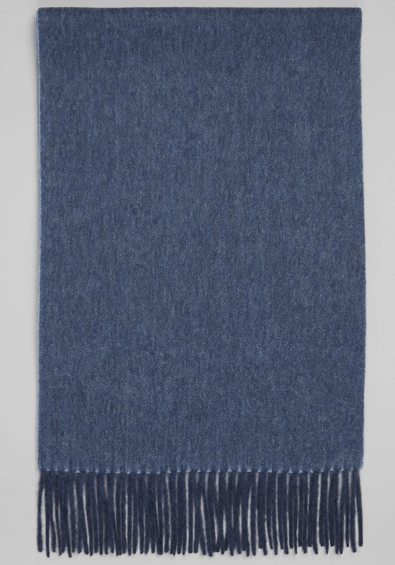 Men's Jos. A. Bank Double Sided Cashmere Scarf at Jos. A. Bank, Blue,