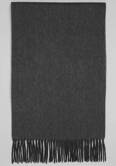 Men's Jos. A. Bank Double Sided Cashmere Scarf at Jos. A. Bank, Green/Grey/Olive,