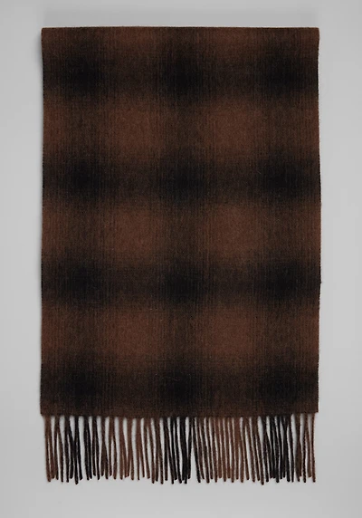 Men's Jos. A. Bank Ombre Cashmere Scarf at Jos. A. Bank, Brown/Black,