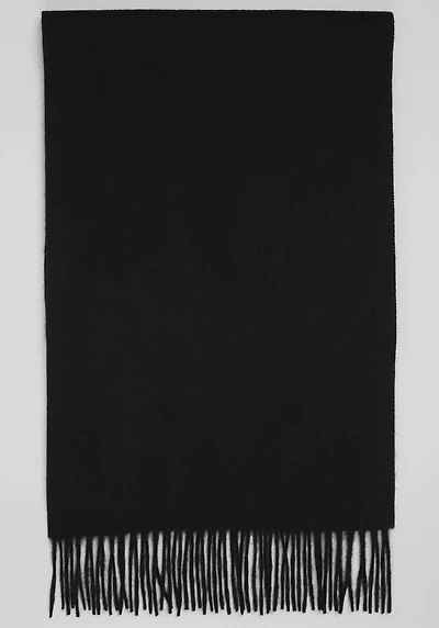 Men's Jos. A. Bank Solid Cashmere Scarf at Jos. A. Bank, Black,