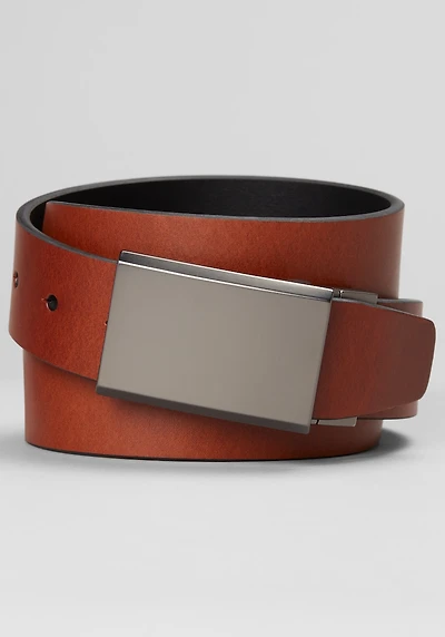 Men's Jos. A. Bank Reversible Cut Edge Leather Belt at Jos. A. Bank, Multi