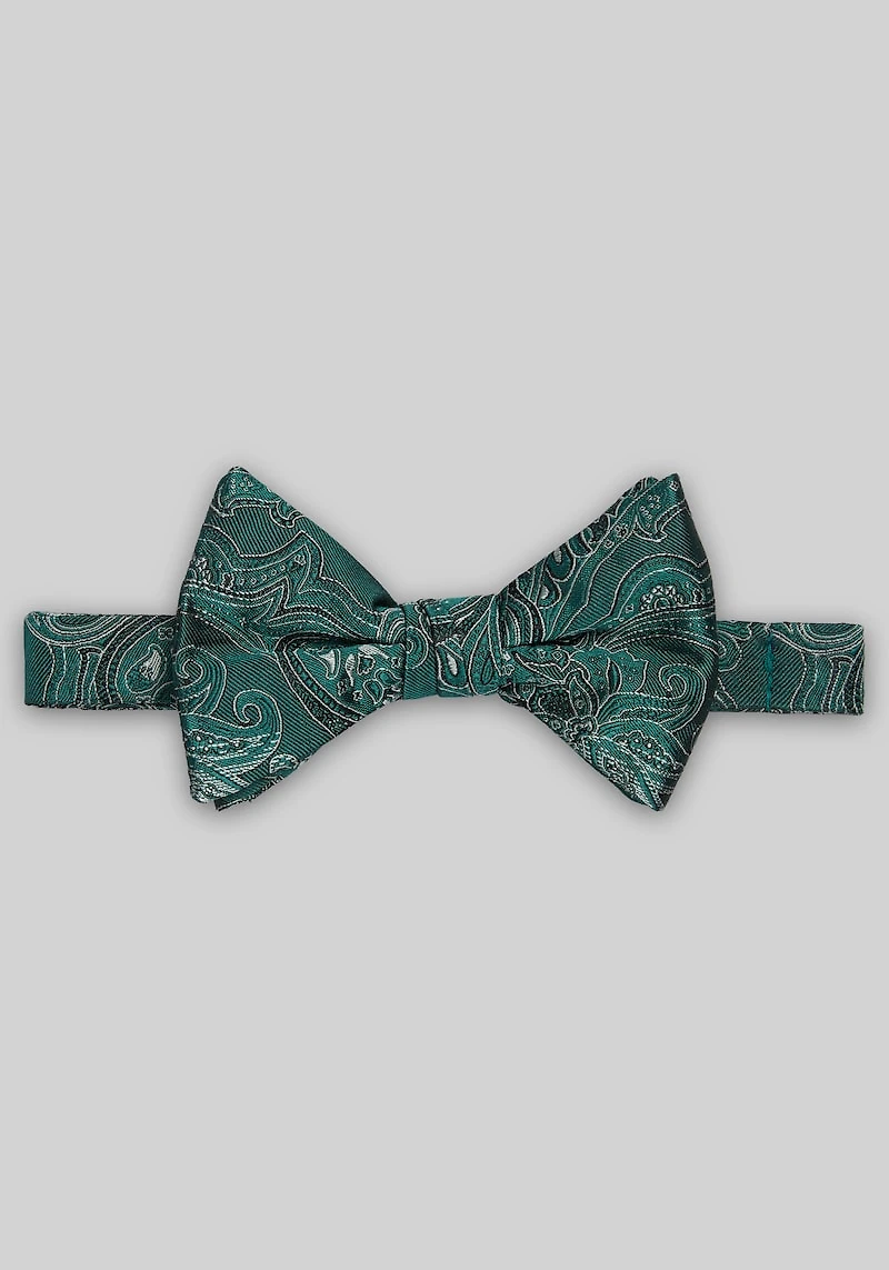 Men's Jos. A. Bank Paisley Pre-Tied Bow Tie at Jos. A. Bank, Green,