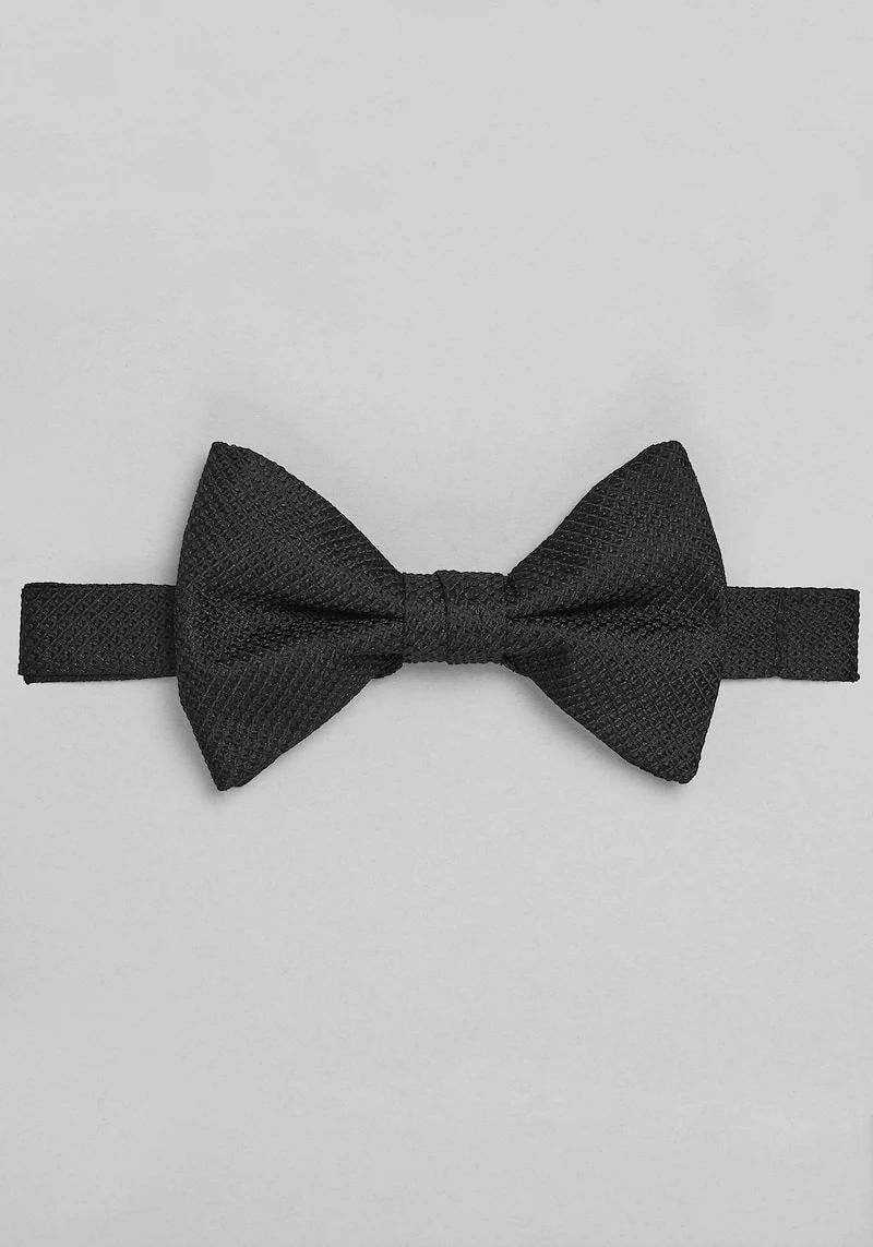 Men's Jos. A. Bank Textured Pre-Tied Bow Tie at Jos. A. Bank, Black,