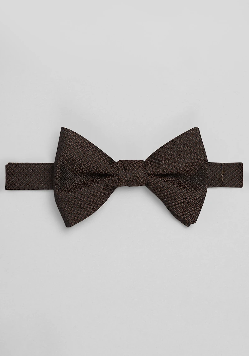 Men's Jos. A. Bank Textured Pre-Tied Bow Tie at Jos. A. Bank, Brown,
