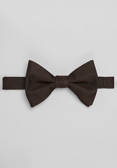 Men's Jos. A. Bank Textured Pre-Tied Bow Tie at Jos. A. Bank, Brown,