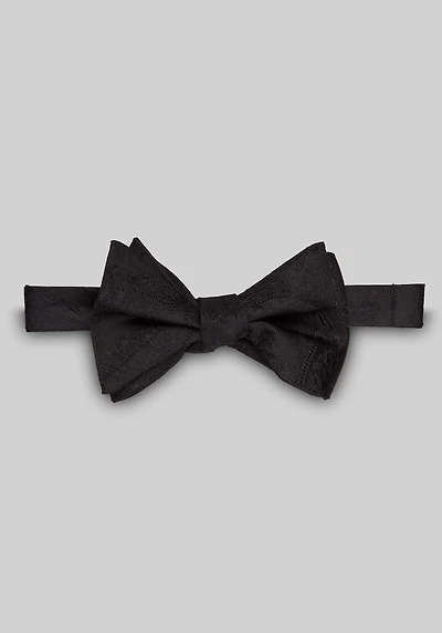 Men's Jos. A. Bank Paisley Self-Tie Bow Tie at Jos. A. Bank, Black,