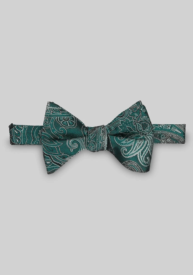 Men's Jos. A. Bank Paisley Self-Tie Bow Tie at Jos. A. Bank, Green,