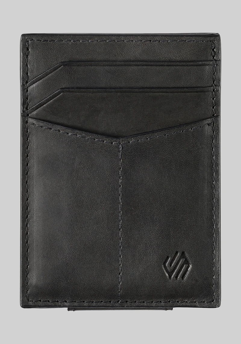 Men's Johnston & Murphy Rhodes Front Pocket Wallet at Jos. A. Bank, Black,