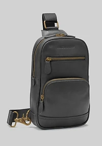 Men's Johnston & Murphy Rhodes Sling Bag at Jos. A. Bank, Black,