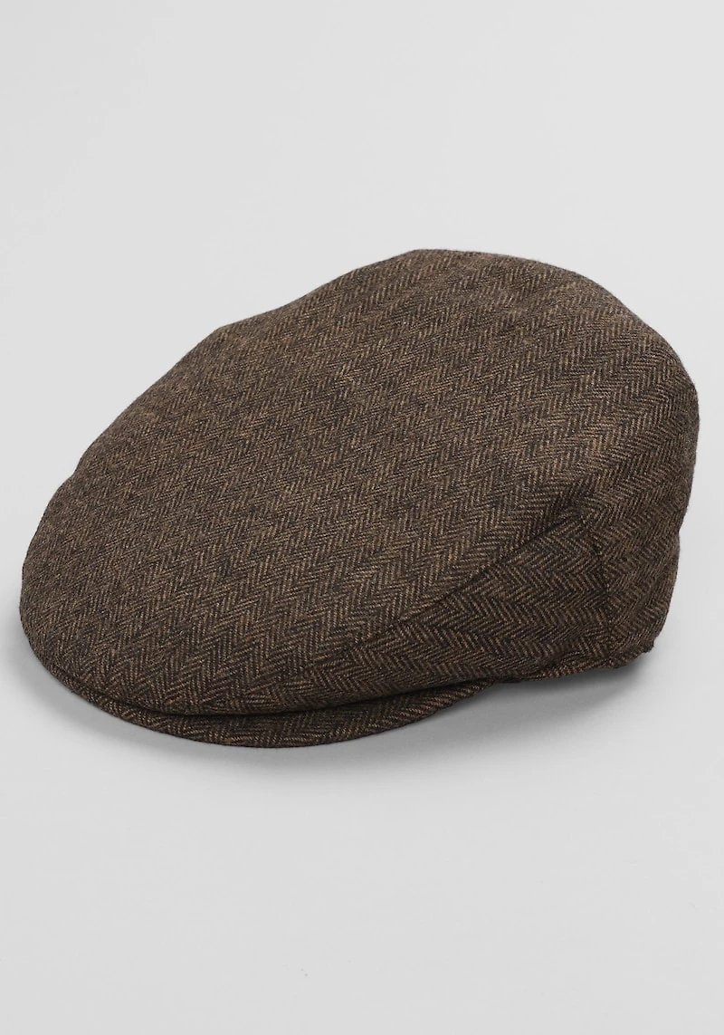 Men's Jos. A. Bank Herringbone Ivy Cap at Jos. A. Bank, Brown