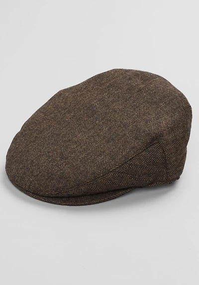 Men's Jos. A. Bank Herringbone Ivy Cap at Jos. A. Bank, Brown