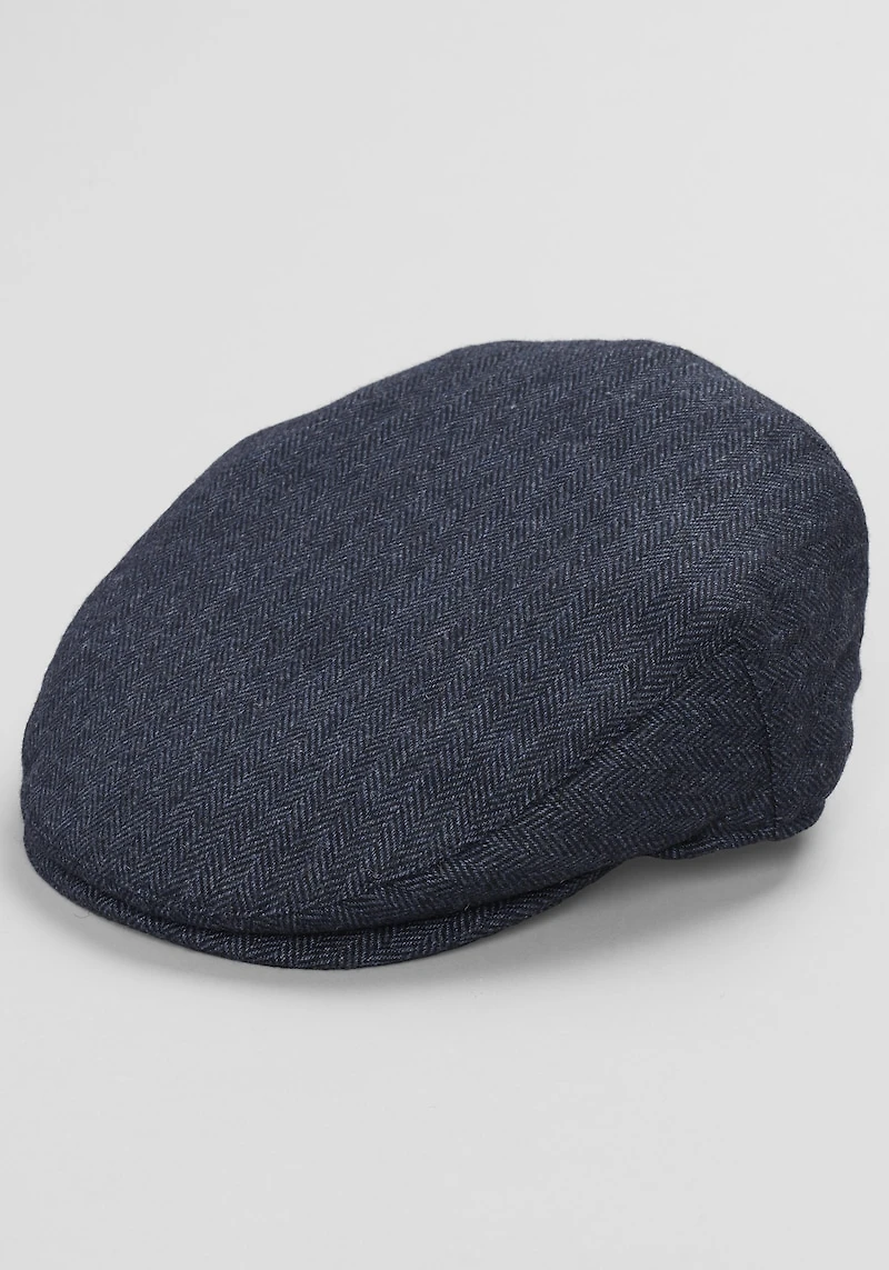 Men's Jos. A. Bank Herringbone Ivy Cap at Jos. A. Bank, Blue/Navy