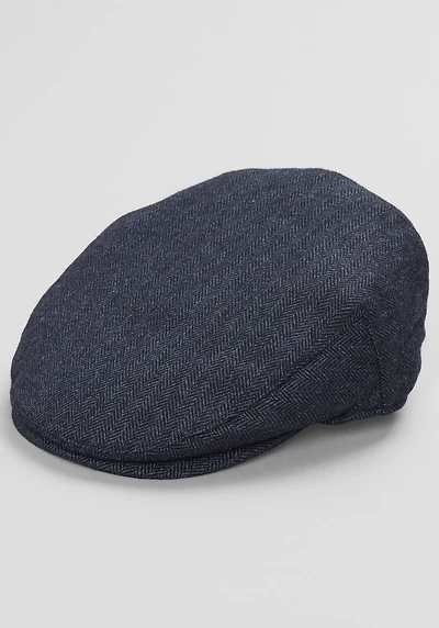 Men's Jos. A. Bank Herringbone Ivy Cap at Jos. A. Bank, Blue/Navy