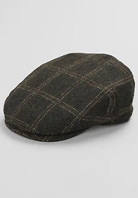 Men's Jos. A. Bank Herringbone Windowpane Ivy Cap at Jos. A. Bank, Brown