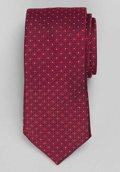 Men's Jos. A. Bank Quadrant Neat Tie at Jos. A. Bank, Red, 