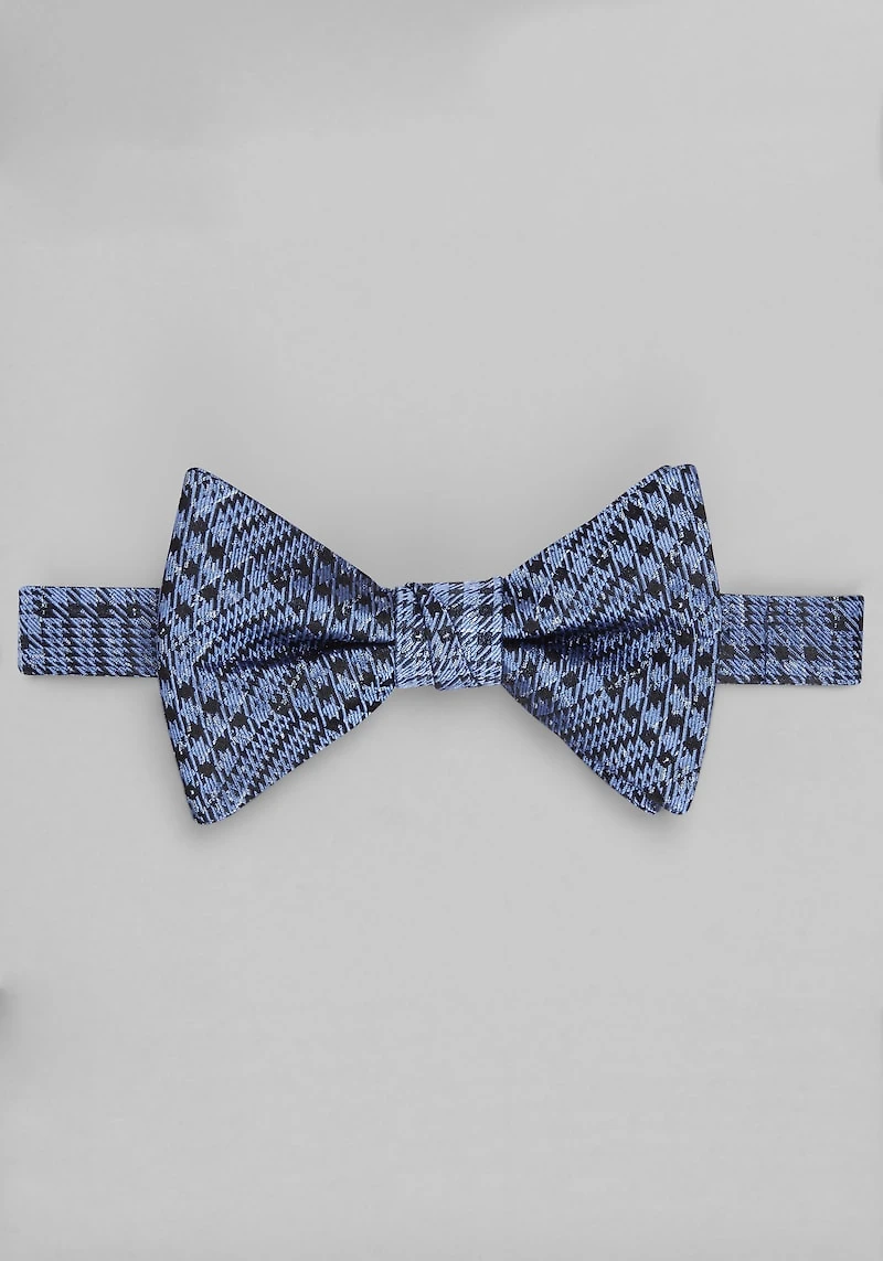 Men's Jos. A. Bank Emotional Houndstooth Pre-Tied Bow Tie at Jos. A. Bank, Navy/Blue,